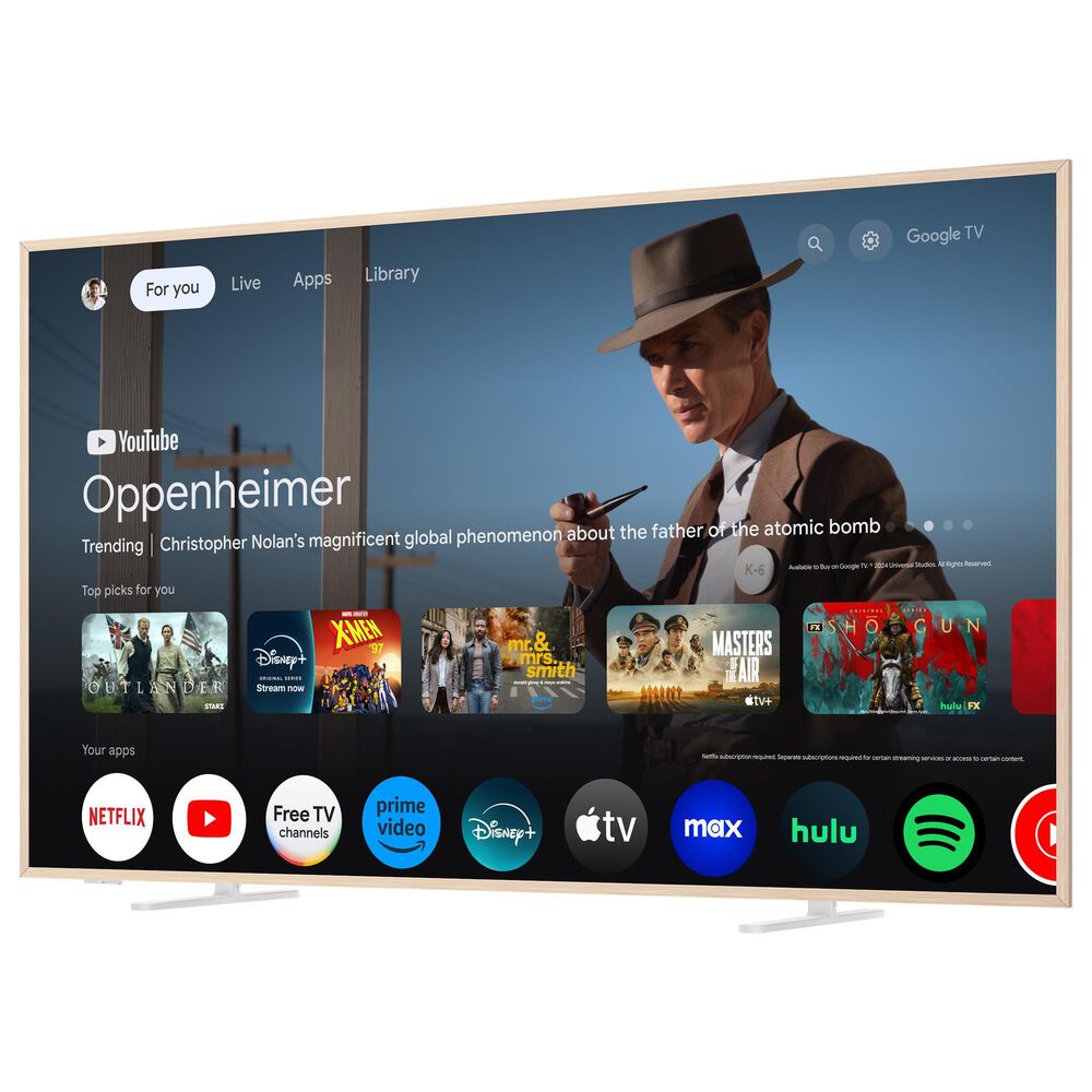 TCL 85&quot; Class NXTVISION PRO QLED 4K HDR in Off White - Smart TV, , large