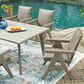 Ashley Carisbo Rectangular Dining Table in Beige - Table Only, , large
