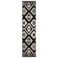 Oriental Weavers Georgia Southwest 605F0 Charcoal and Ivory Runner, , large