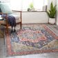 Surya Amelie AML-2311 7"10" x 10"2" Navy, Peach, Green, Coral, Beige and Blush Area Rug, , large
