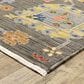 Oriental Weavers Lucca Floral Vibes 2" x 3" Grey Area Rug, , large