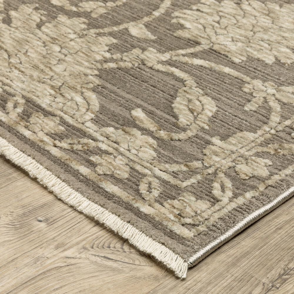 Oriental Weavers Capella Grey and Beige 3&#39;3&quot; x 5&#39; Area Rug, , large