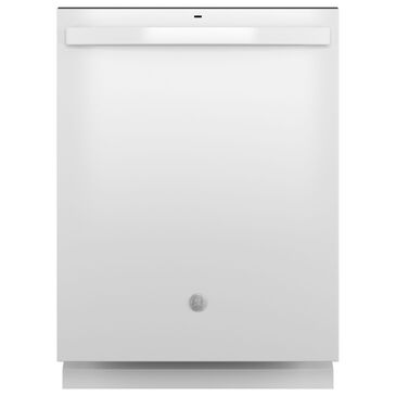 GE Appliances 24" Built-In Bar Handle Dishwasher with Top Control and 52 dBA in White, , large