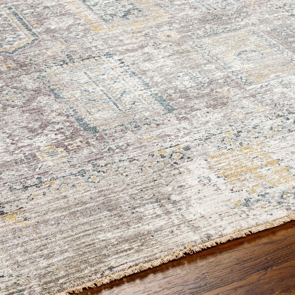 Surya Carlisle CSI2318 2&#39;11&quot; x 10&#39; Dark Brown, Medium Gray, Off-White, Olive and Dark Blue Runner, , large