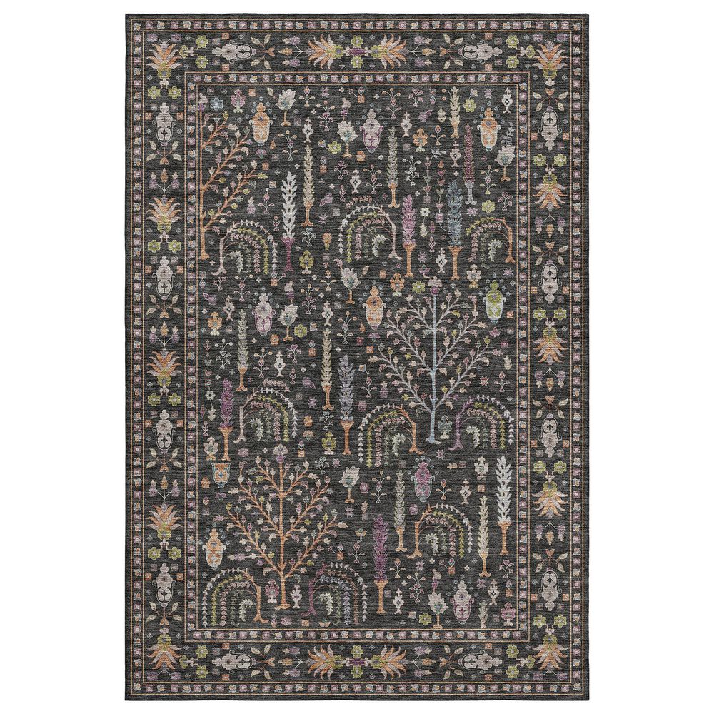 Dalyn Rug Company Hatay HY5 10" x 14" Black Area Rug, , large