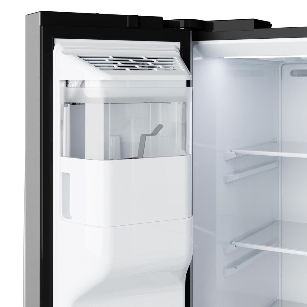 GE Appliances 24 Cu. Ft. Counter-Depth Side-By-Side Refrigerator with Extra Tall Dispenser and Energy Star in Fingerprint Resistant Stainless Steel, , large