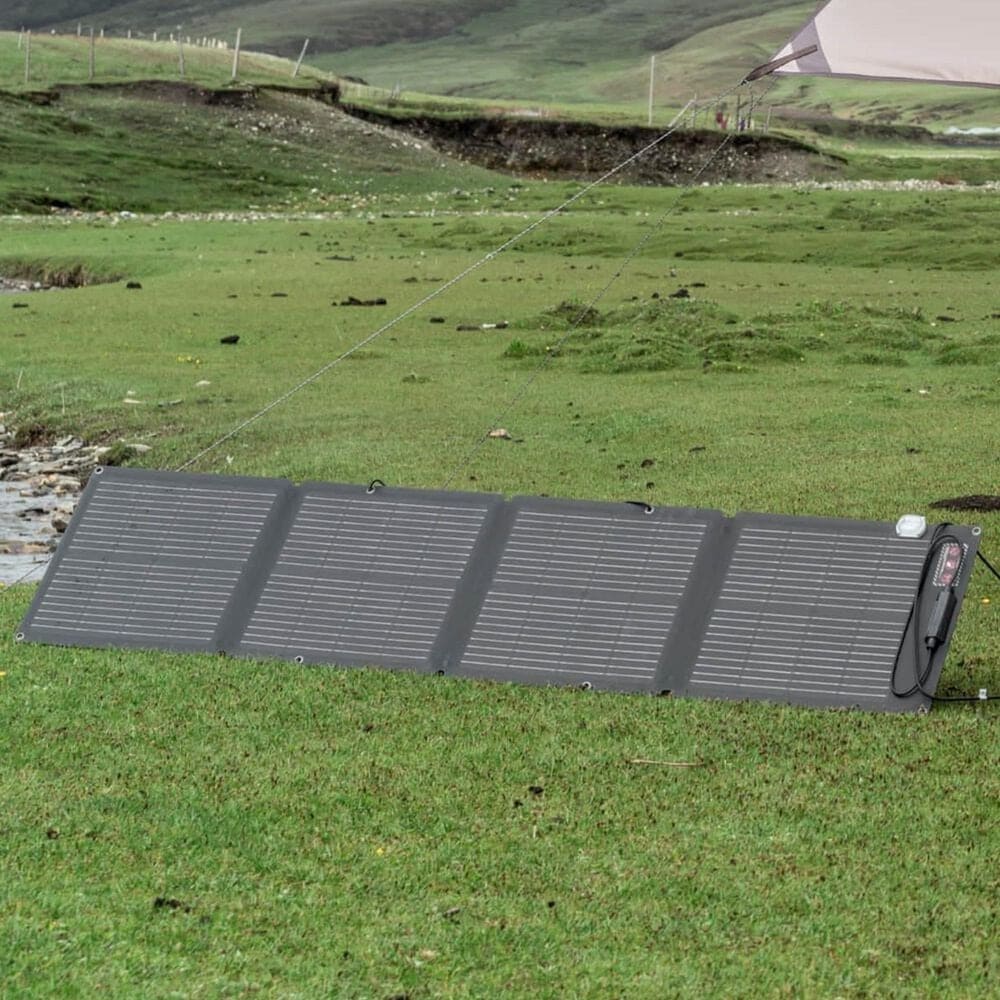 EcoFlow 110W Portable Solar Panel in Black, , large