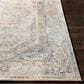 Surya Liverpool Black, Gray, Light Slate, White, Ivory, Brown and Olive 2"7" x 10"2" Runner, , large