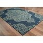 Oriental Weavers Marina 5929B 5"3" x 7"6" Navy and Grey Area Rug, , large