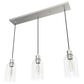 Hunter Lochmeade 29" 3-Light Linear Pendant Cluster in Brushed Nickel, , large