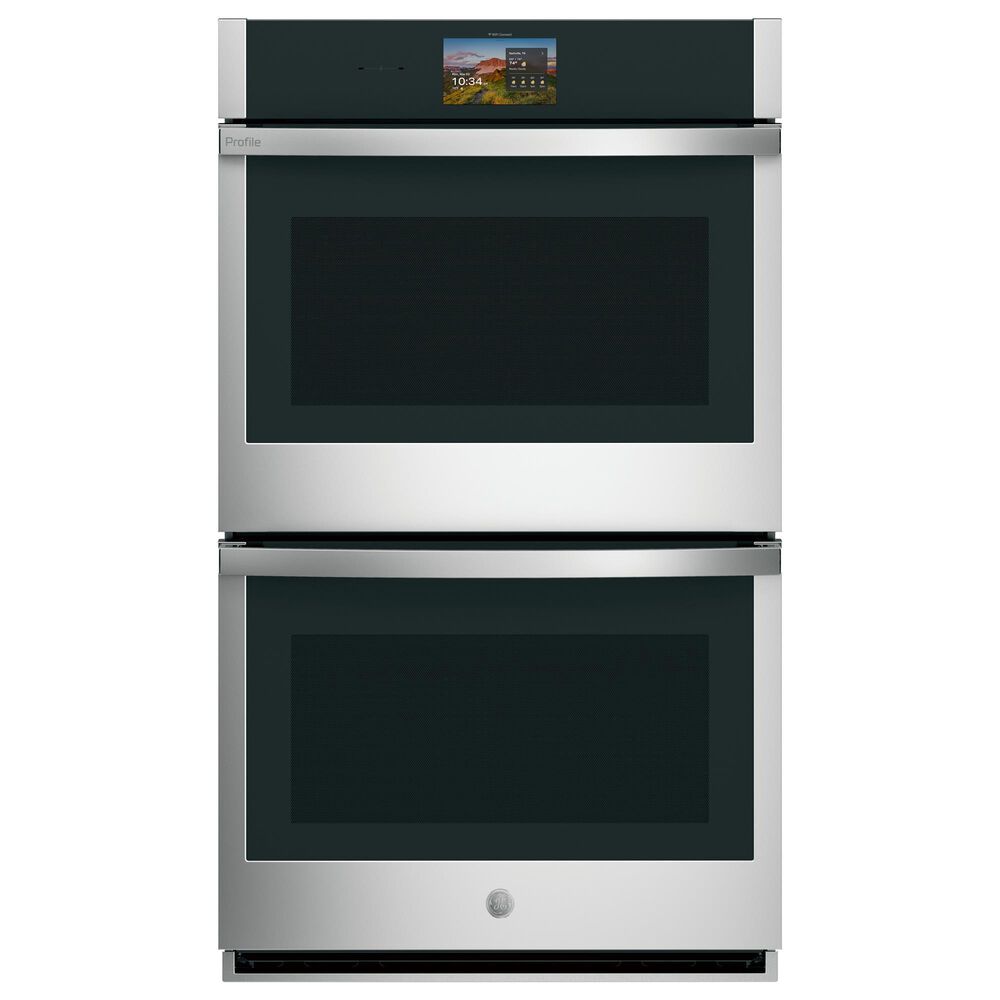 GE Profile 30" Smart Built-in Convection Double Wall Oven with In-Oven Camera and No Preheat Air Fry in Stainless Steel, , large