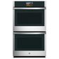GE Profile 30" Smart Built-in Convection Double Wall Oven with In-Oven Camera and No Preheat Air Fry in Stainless Steel, , large