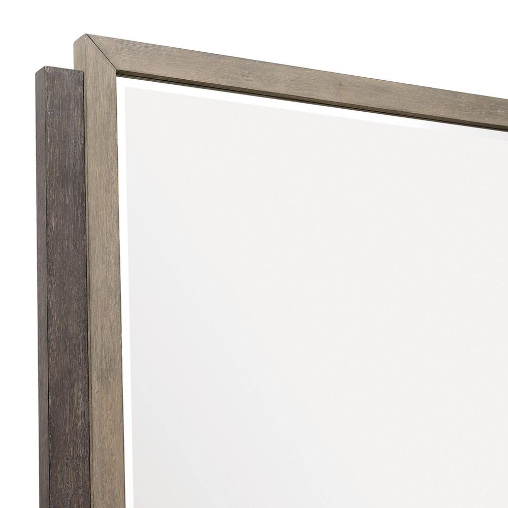 Nicolette Home Anderson Park Dark Rectangle Dresser Mirror in Moose Trail and Frontier Brown, , large