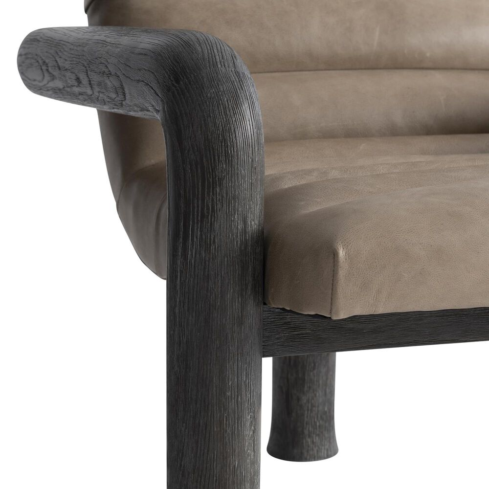 Bernhardt Bowie Leather Chair in Tan, , large