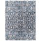 Surya Cardiff CDF-2309 Blue, Deep Teal, Medium Gray, Light Gray, Camel and Charcoal 10" x 13"11" Area Rug, , large