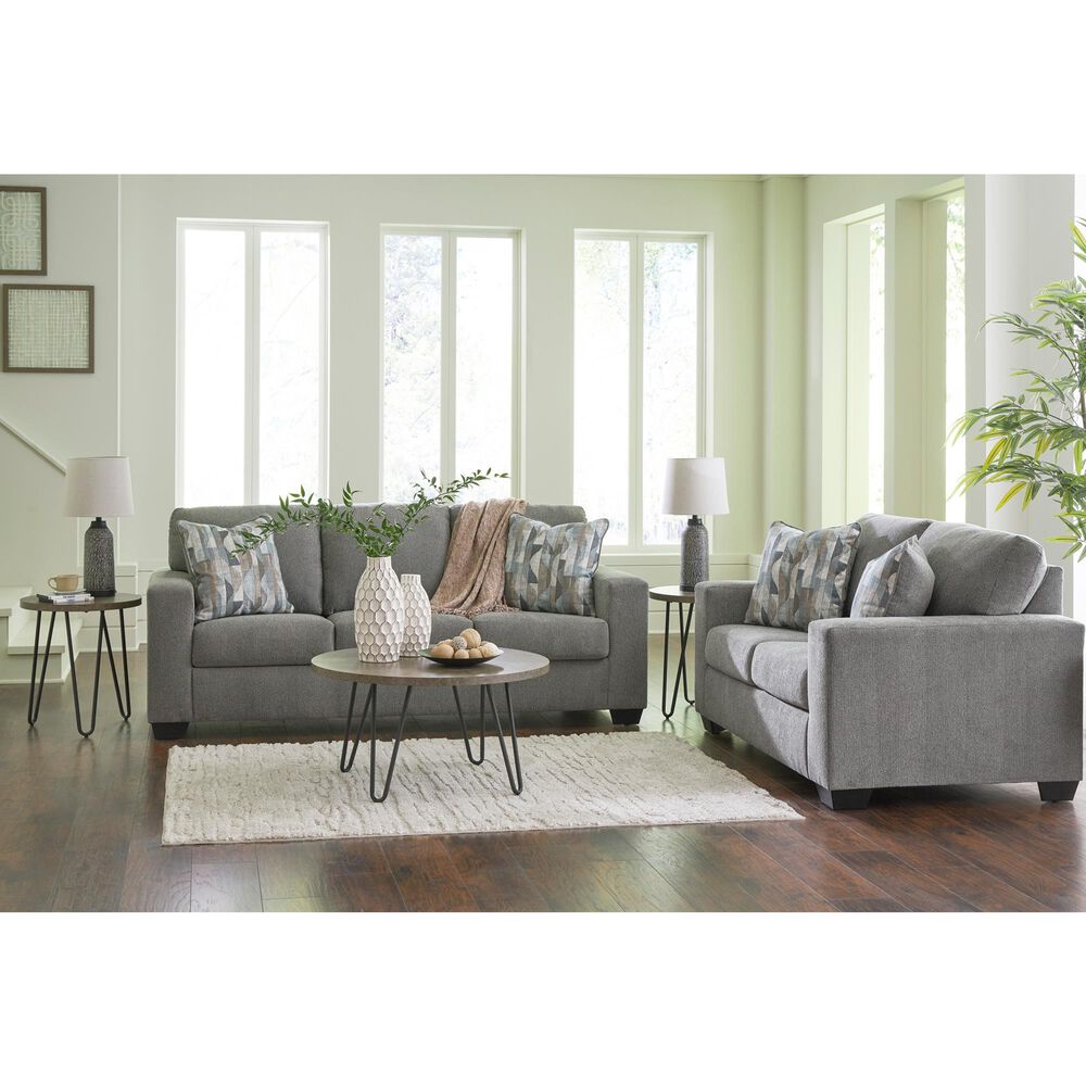Ashley Deltona Loveseat in Graphite, , large