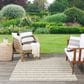 Nourison Positano POS03 Grey and Ivory 6" x 9" Indoor/Outdoor Area Rug, , large