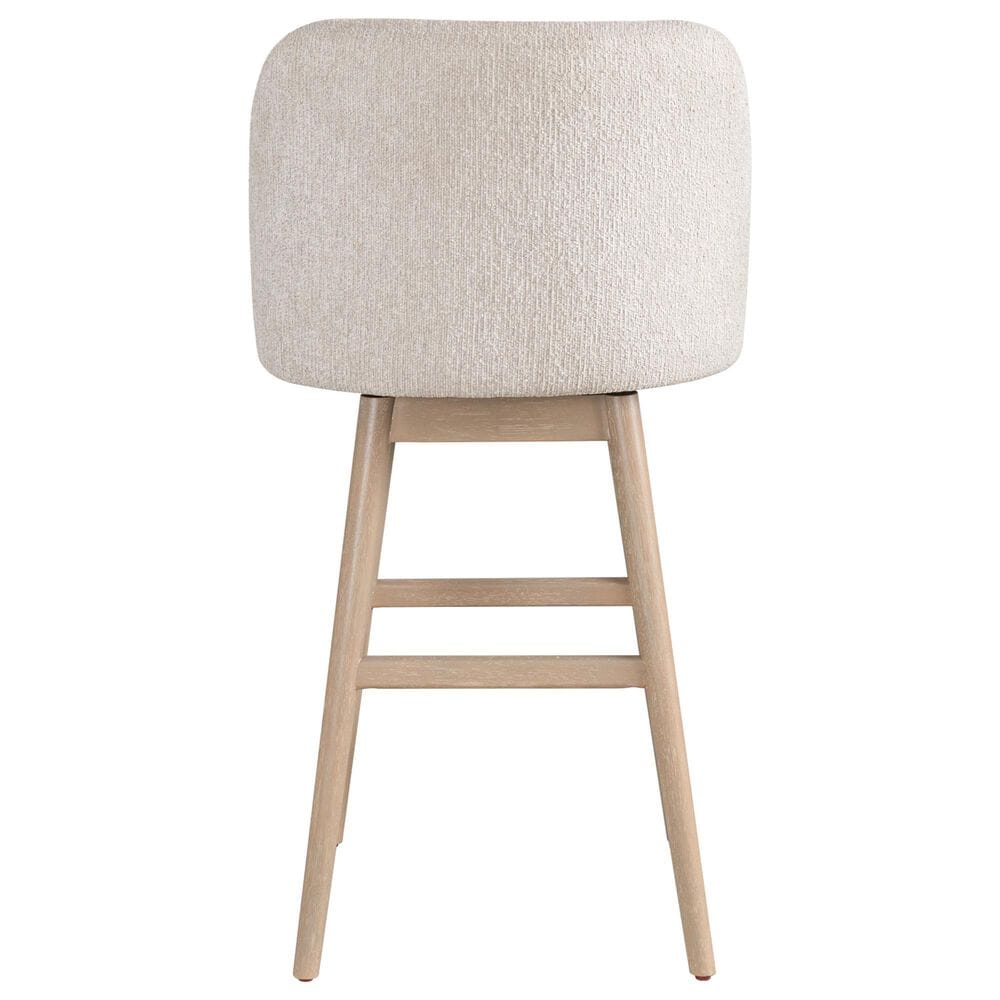 Armen Living Sadie 30" Swivel Bar Stool in Washed Wood, , large