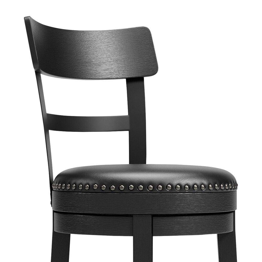 Ashley Valebeck Swivel Bar Stool in Antiqued Black, , large
