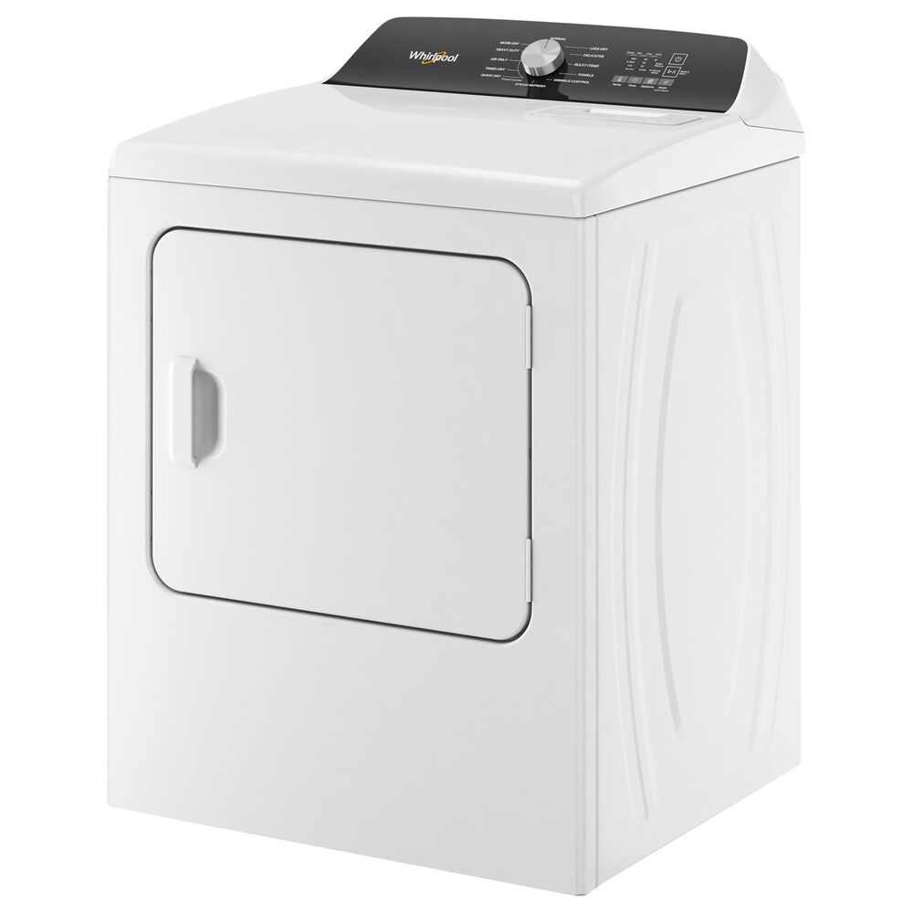 Whirlpool 4.7 Cu. Ft. Top Load Washer with 2-In-1 Removable Agitator and 7 Cu. Ft. Gas Dryer Laundry Pair in White, , large