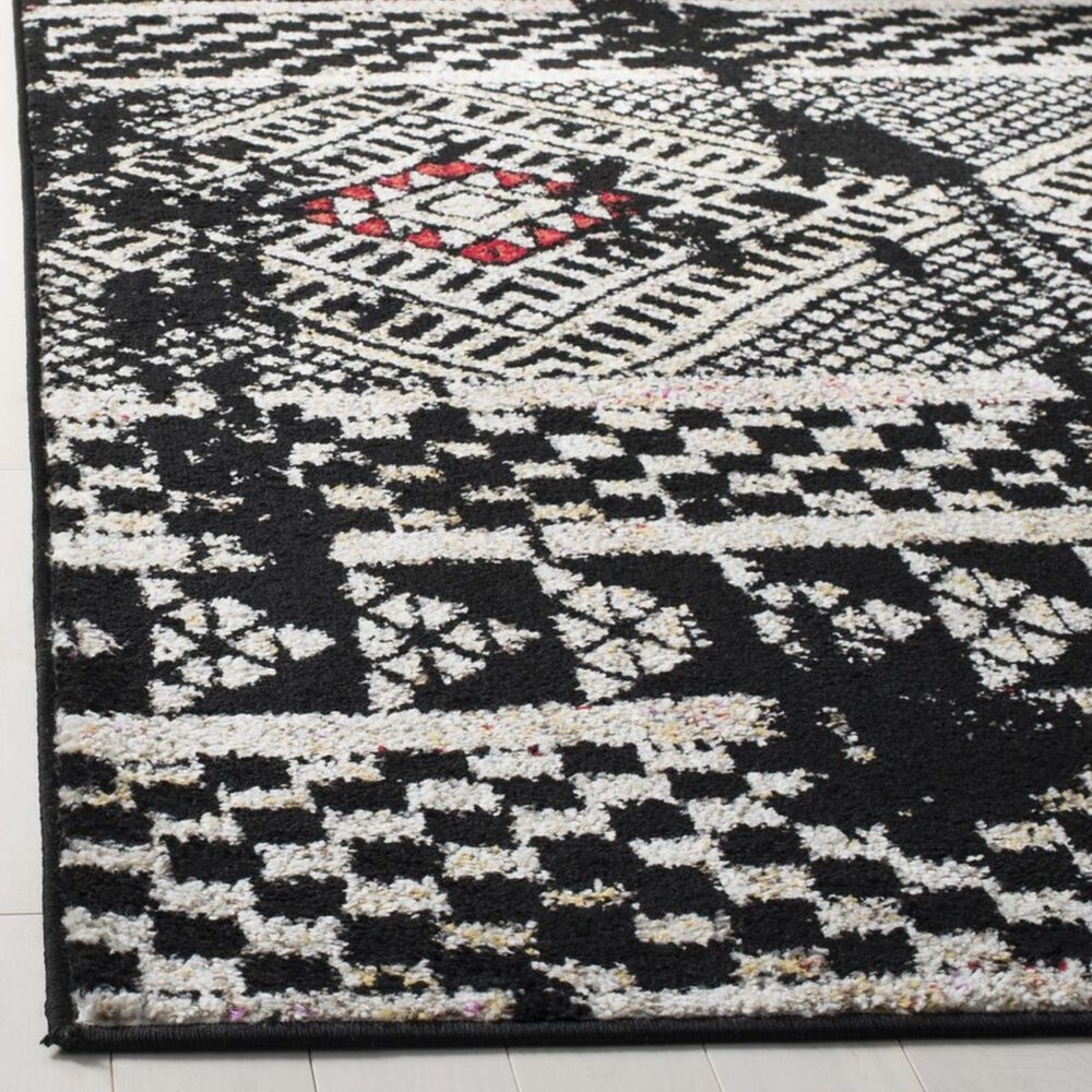 Safavieh Adirondack ADR202Z 4&#39; x 6&#39; Black and Light Grey Area Rug, , large