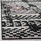 Safavieh Adirondack ADR202Z 4" x 6" Black and Light Grey Area Rug, , large