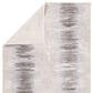 Jaipur En Blanc Cassius 5"3" x 7"6" Feather Gray, Blanc De Blanc, Rainy Day, Walnut and Sharkskin Area Rug, , large