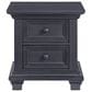 Oxford Baby Weston 2 Drawer Nightstand in Midnight Slate, , large