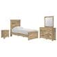 Ashley Makidern 4-Piece Twin Panel Bedroom Set in Natural Brown, , large