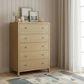 Butler Specialty Company Nora 5-Drawer Tall Dresser in Light Oak, , large