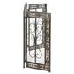 Maple and Jade 52" x 31" Fireplace Screen in Black, , large