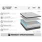 Harvest Sleep Lily Plush Euro Top California King Mattress with Low Profile Box Spring, , large