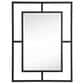 James Martin Vanities Boston 30" Rectangular Mirror in Matte Black, , large