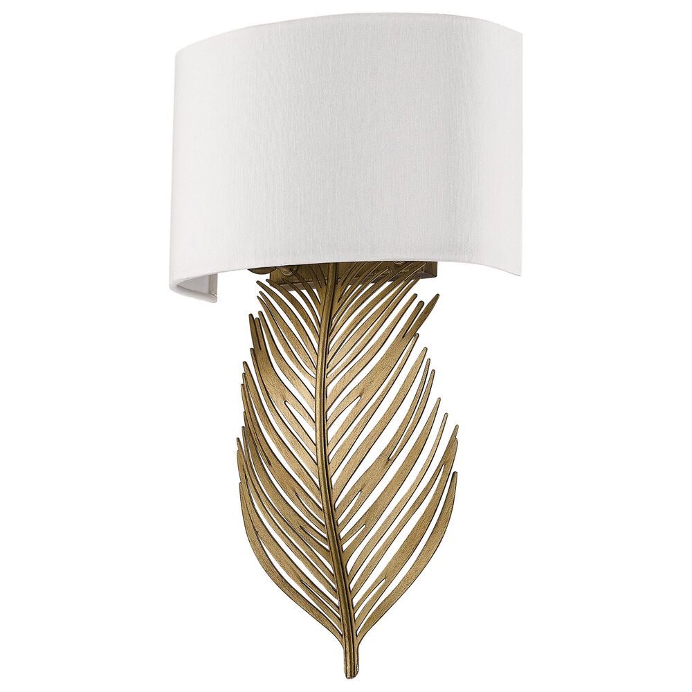 Golden Lighting Cay 2-Light Wall Sconce in Vintage Fired Gold, , large