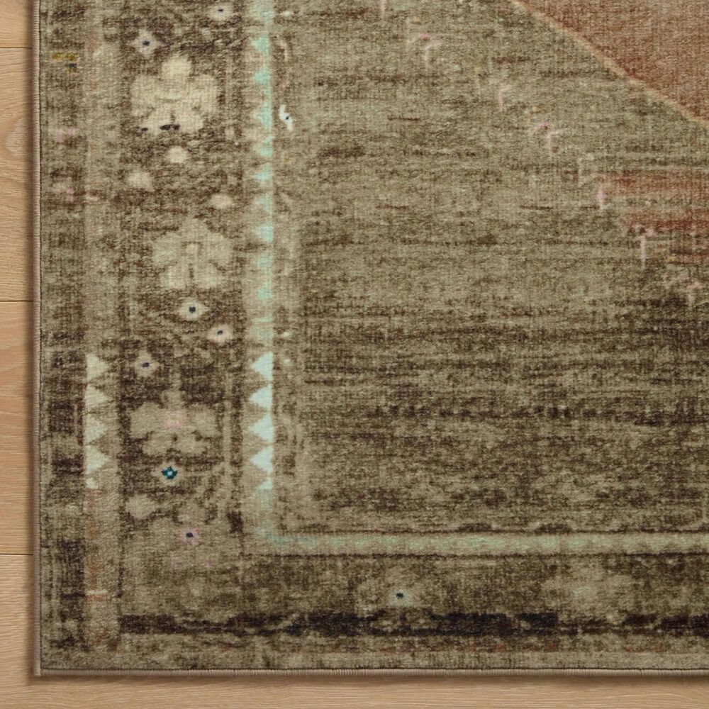 Magnolia Home Sinclair 2&#39;3&quot; x 7&#39;6&quot; Clay and Tobacco Runner, , large
