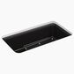 Kohler Cairn 33.5" Single Bowl Sink in Matte Black, , large