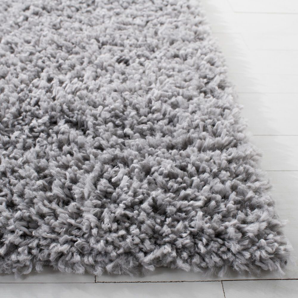 Safavieh August Shag 6&#39;7&quot; x 9&#39; Silver Area Rug, , large