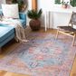 Safavieh Serapi 5"3" x 7"6" Blue and Rust Area Rug, , large