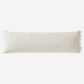 Sunday Citizen Snug Muslin 48" x 14" Lumbar Throw Pillow in Natural Beige, , large