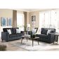 Ashley Altari Stationary Sofa and Loveseat Set in Slate, , large