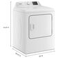 Whirlpool 7 Cu. Ft. Gas Long Vent Dryer with AutoSensing in White, , large