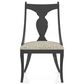 Canadel Champlain 5-Piece Round Dining Set in Distressed Black, , large