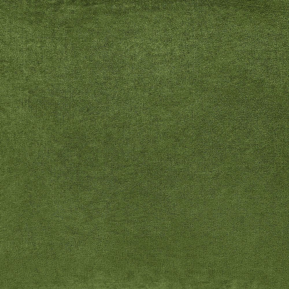 Surya Cotton Velvet 22" Square Throw Pillow in Medium Green, , large