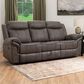 Linon Home Decor Galloway Manual Sofa in Stone Gray, , large