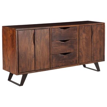 Home Trends & Design London Loft 68" Sideboard in Walnut, , large
