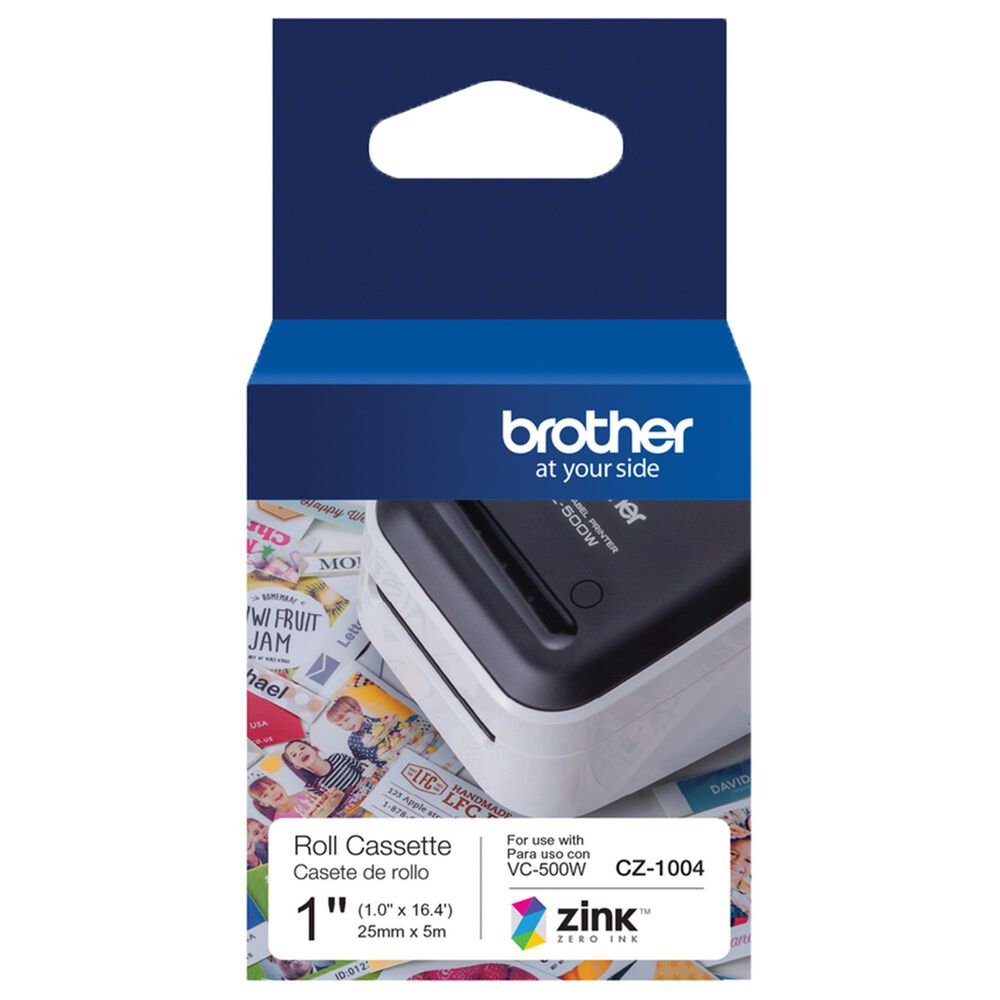 Brother Continuous Label Paper Roll &#40;1&quot;x16.4&#39;&#41;, , large