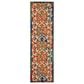 Nourison Aloha Damask 2"3" x 10" Multicolor Indoor/Outdoor Runner, , large