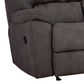 HomeStretch Rhino Manual Reclining Loveseat in Pewter, , large