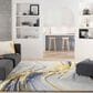 Nourison Prismatic 7"9" x 9"9" Grey and Gold Area Rug, , large