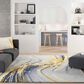 Nourison Prismatic 7"9" x 9"9" Grey and Gold Area Rug, , large